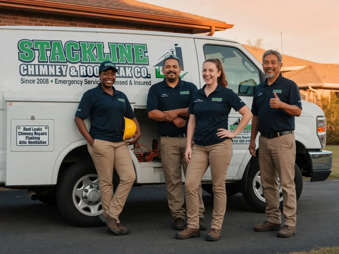 Chimney flashing repair company in Monson, ME